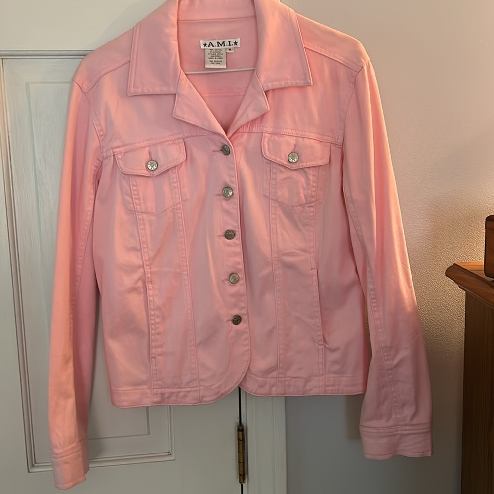 A.M.I. Light weight jacket. Spandex and cotton. Size M